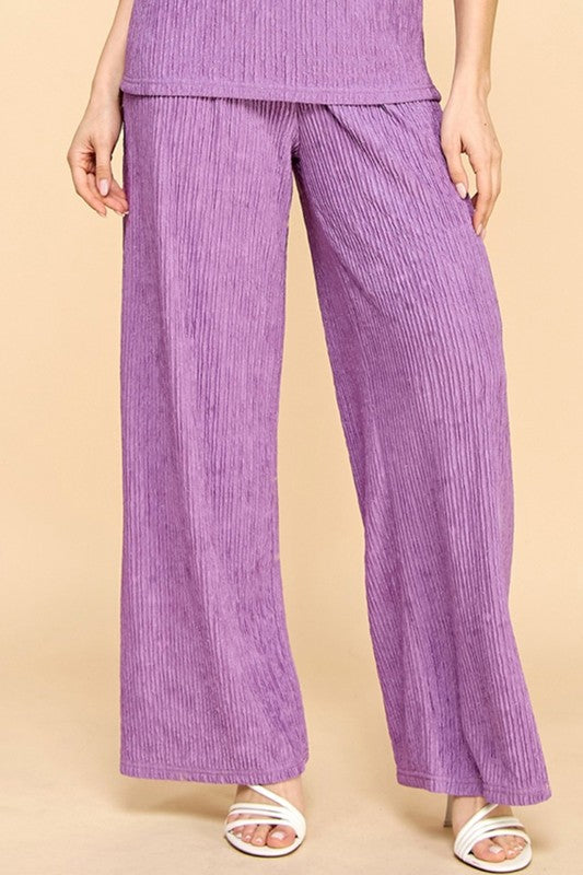 HK07 CRINKLE LOUNGEWEAR PANTS