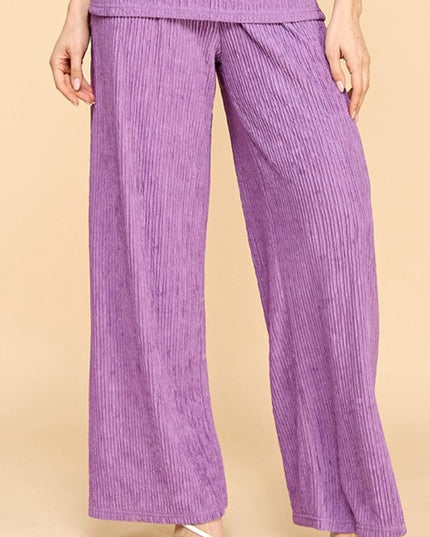 HK07 CRINKLE LOUNGEWEAR PANTS