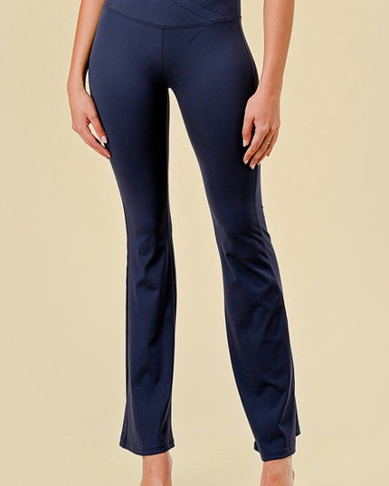 LG24X PLUS SIZE ACTIVE WORKOUT BUTT LIFT FLARE PANTS