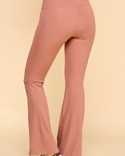 LG24 ACTIVE WORKOUT BUTT LIFT FLARE PANTS