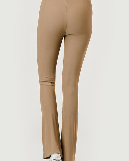 OTT60BX-PLUS SIZE OTTOMAN HIGH-RISE FLARE PANTS