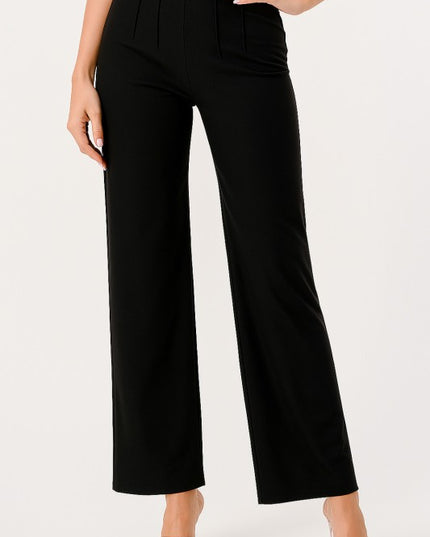 YC105-PLUS SIZE PLEATED DRESS PANTS