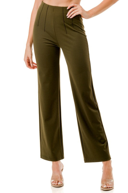 YC105 PLEATED WAIST DRESS PANTS