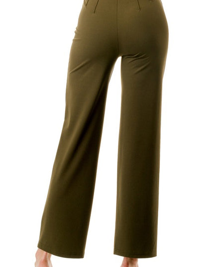 YC105 PLEATED WAIST DRESS PANTS