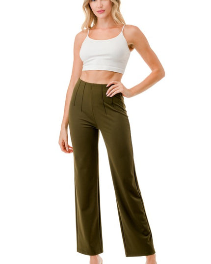 YC105 PLEATED WAIST DRESS PANTS