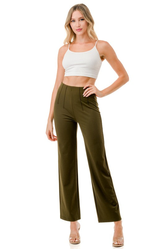 YC105 PLEATED WAIST DRESS PANTS