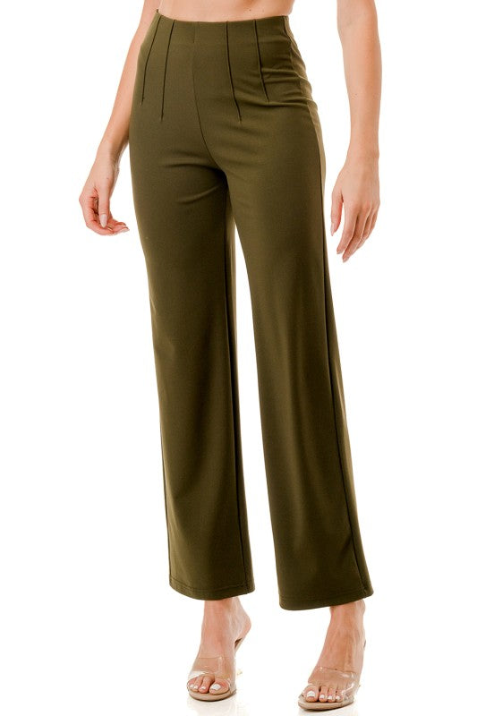 YC105 PLEATED WAIST DRESS PANTS