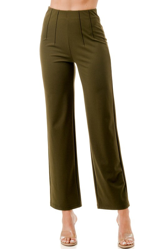 YC105 PLEATED WAIST DRESS PANTS