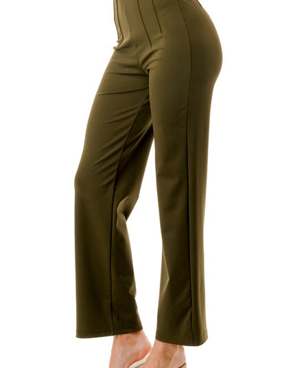 YC105 PLEATED WAIST DRESS PANTS