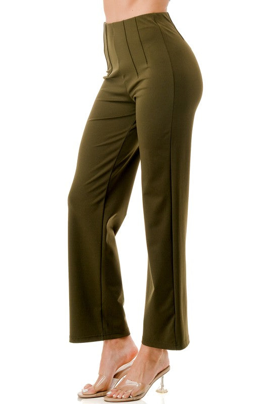 YC105 PLEATED WAIST DRESS PANTS