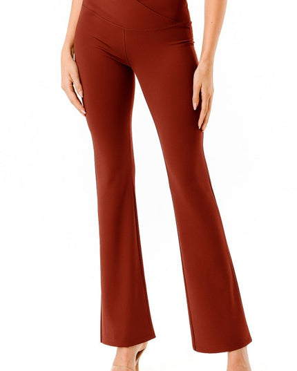 LG24-YOGA ACTIVE WORKOUT BUTT LIFT FLARE PANTS
