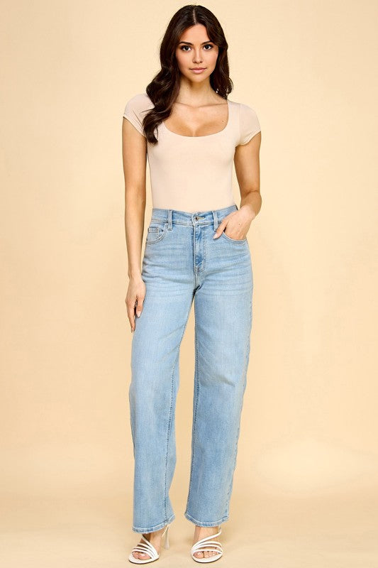 BST23 SCOOP NECK SHORT SLEEVE BODYSUITS