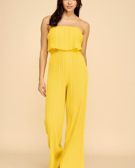 JP903 PLEATED JUMPSUITS