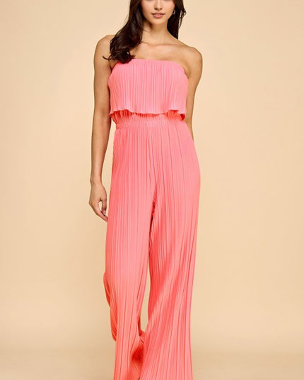 JP903 PLEATED JUMPSUITS