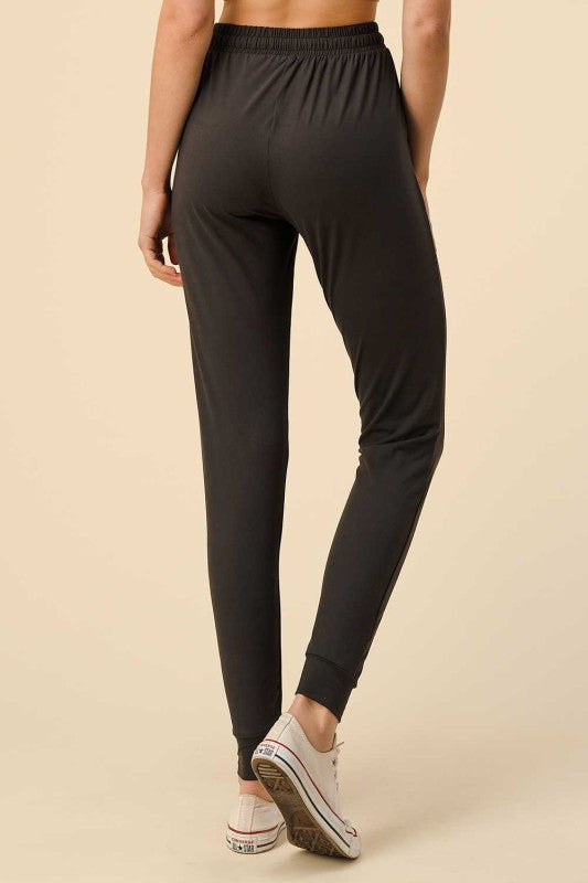 JK-SOLID DRAWSTRING SOLID JOGGERS
