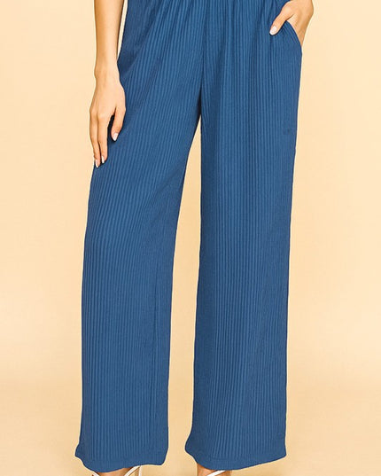 HK07 CRINKLE LOUNGEWEAR PANTS