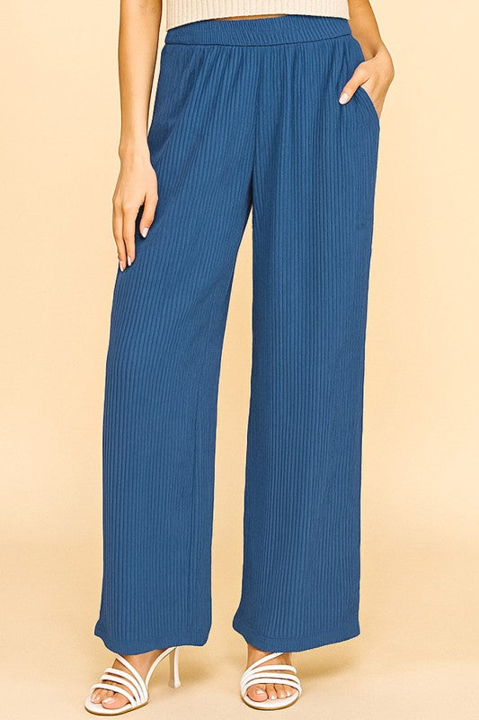 HK07 CRINKLE LOUNGEWEAR PANTS