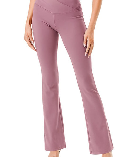 LG24 ACTIVE WORKOUT BUTT LIFT FLARE PANTS