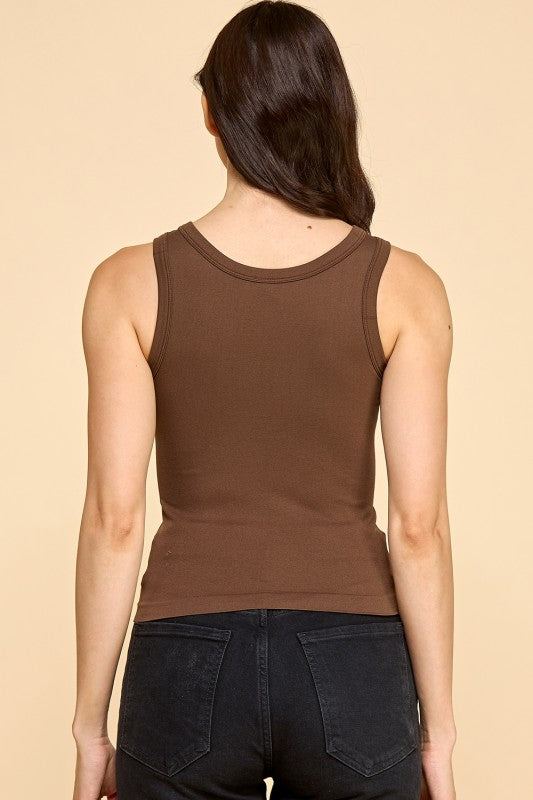 NT71L TINY RIB TANK TOP