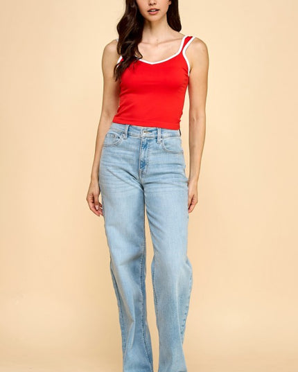 PT36 SWEETHEART CROP TANK TOP