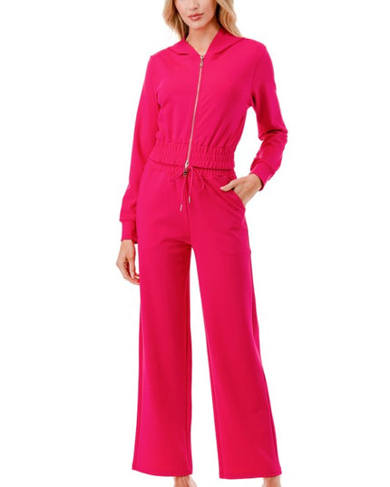 YS107 YOGA FABRIC HOODIE JACKET & PANT SET