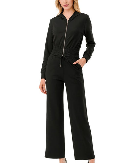 YS107 YOGA FABRIC HOODIE JACKET & PANT SET