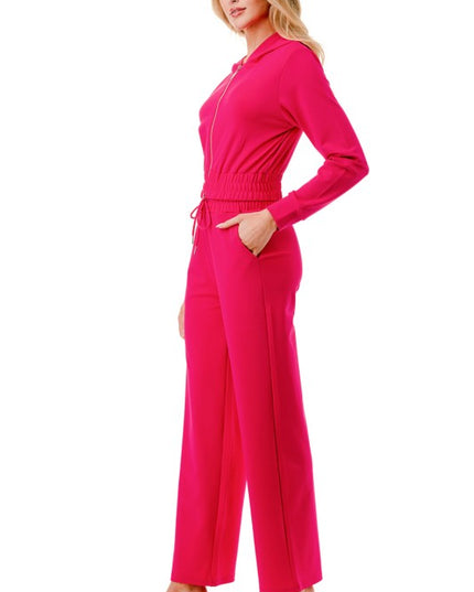 YS107 YOGA FABRIC HOODIE JACKET & PANT SET