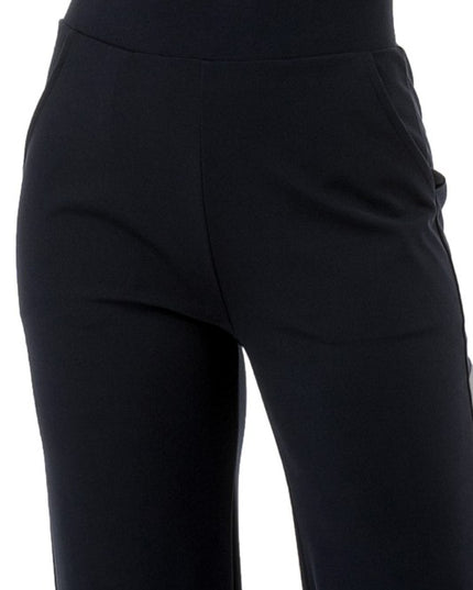 SCUF60SX-PLUS PLUS SIZE STRETCH SCUBA STRAIGHT PANTS WITH FUR