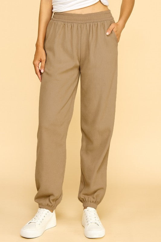 CF0503-JOGGER CORDUROY FUR JOGGERS