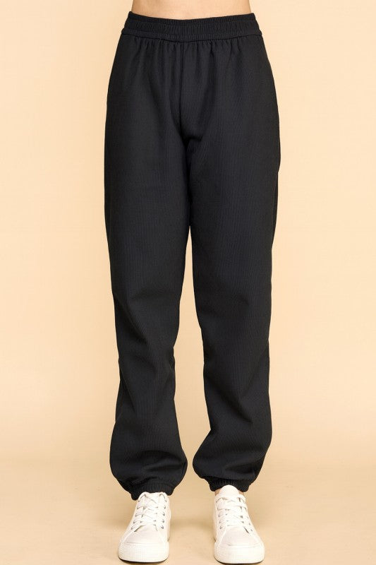 CF0503X PLUS SIZE STRETCH CORDUROY FUR JOGGERS