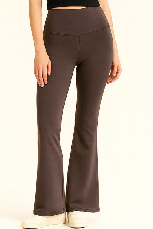 BLL02X PLUS SIZE ACTIVE HIGH-RISE BUTT LIFT FLARE YOGA