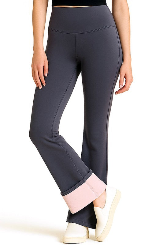 BLL02X PLUS SIZE ACTIVE HIGH-RISE BUTT LIFT FLARE YOGA