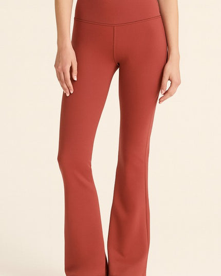 BLL02X PLUS SIZE ACTIVE HIGH-RISE BUTT LIFT FLARE YOGA
