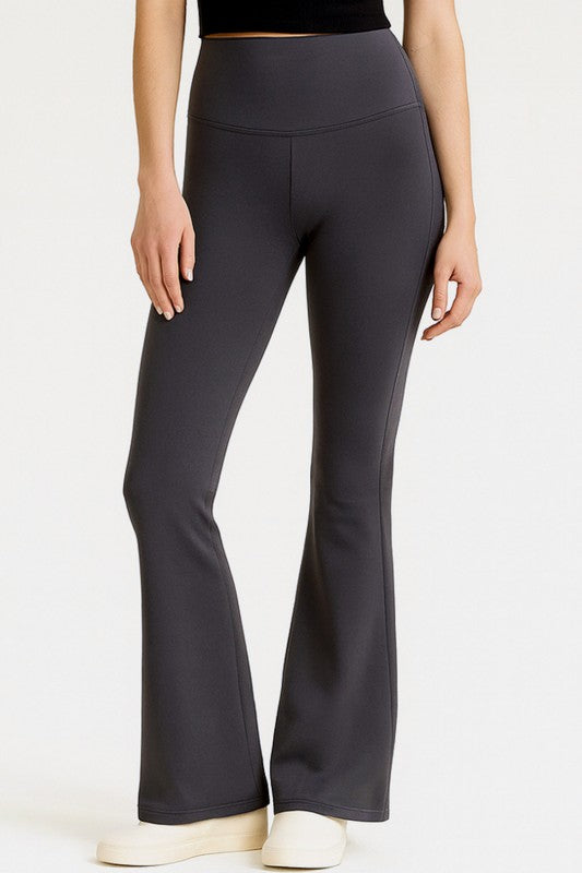 BLL02X PLUS SIZE ACTIVE HIGH-RISE BUTT LIFT FLARE YOGA