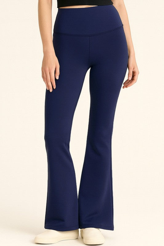 BLL02X PLUS SIZE ACTIVE HIGH-RISE BUTT LIFT FLARE YOGA