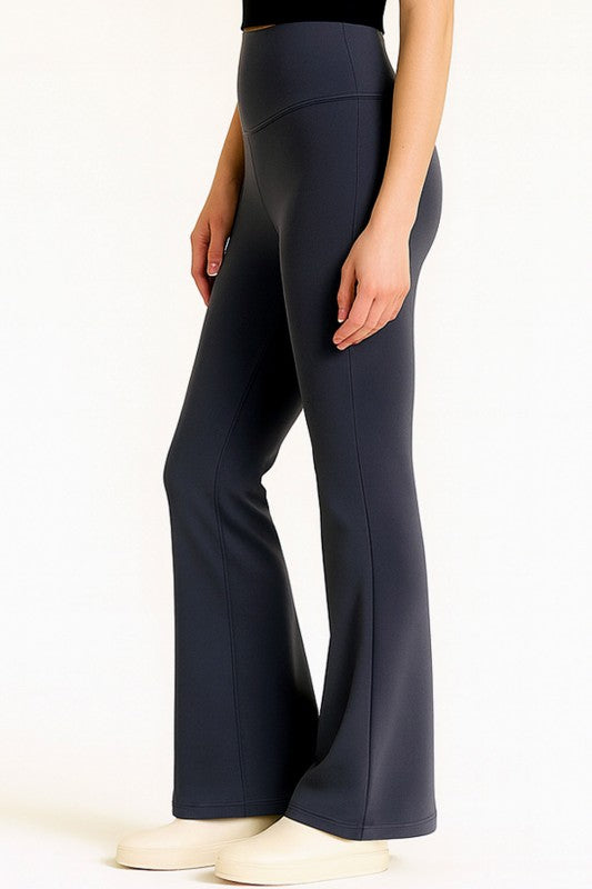 BLL02X PLUS SIZE ACTIVE HIGH-RISE BUTT LIFT FLARE YOGA