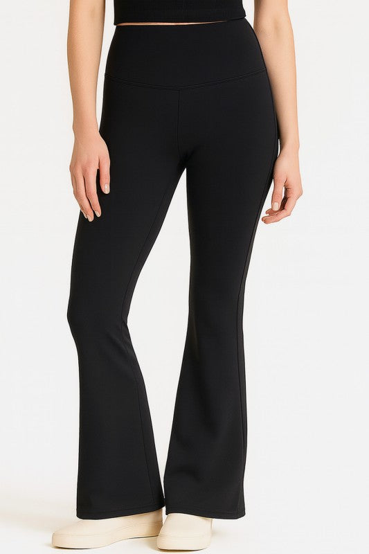 BLL02 ACTIVE WORKOUT HIGHRISE BUTT LIFT FLARE YOGA PANTS