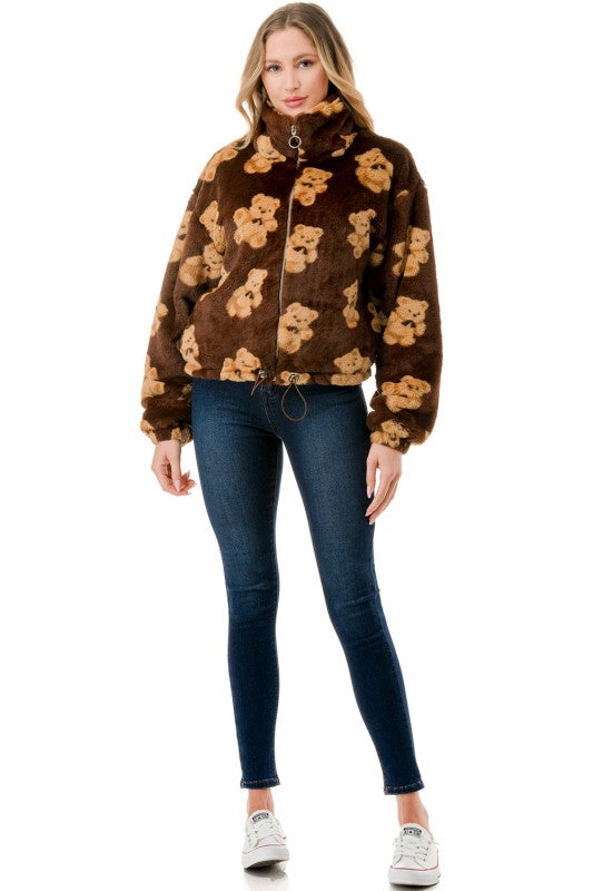 JACKET01 BROWN BEAR