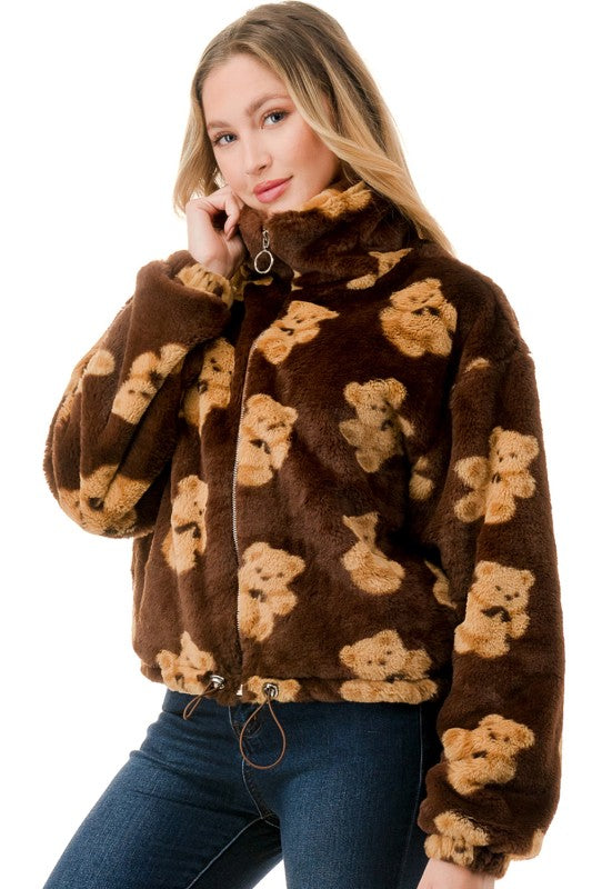 JACKET01 BROWN BEAR