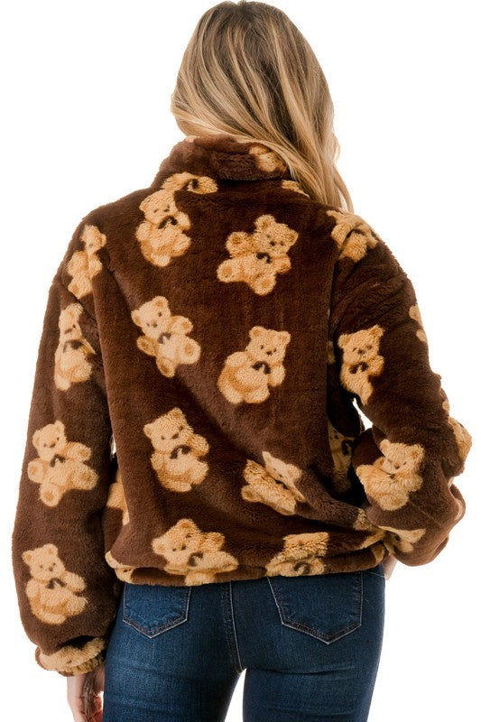 JACKET01 BROWN BEAR