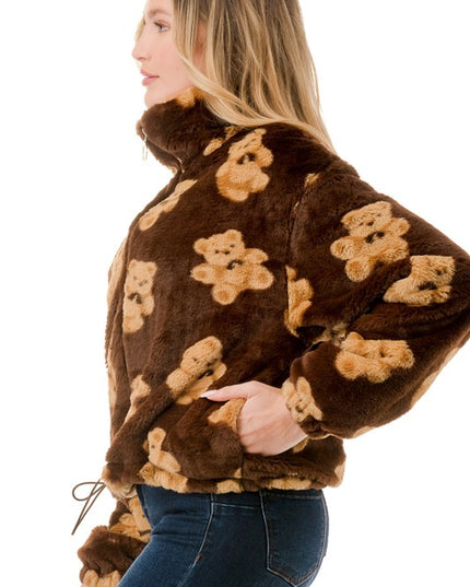 JACKET01 BROWN BEAR