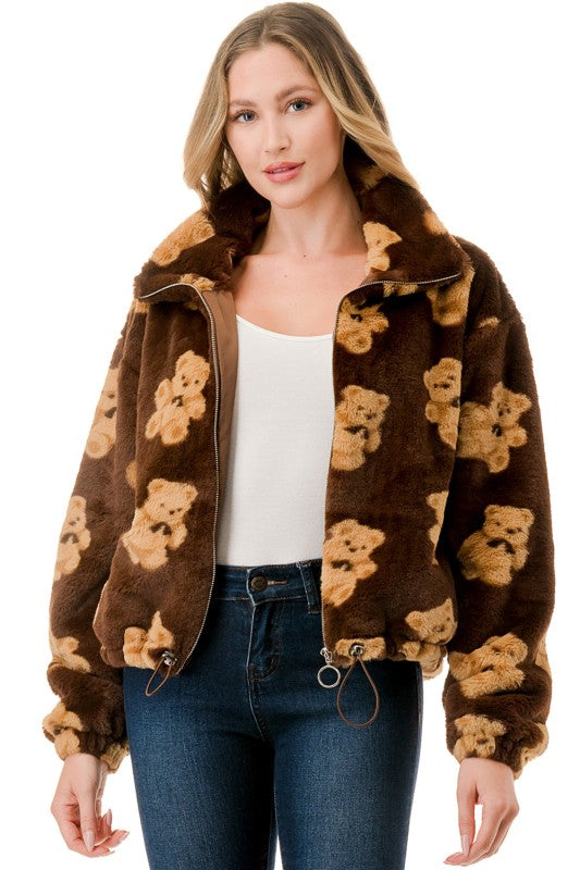 JACKET01 BROWN BEAR