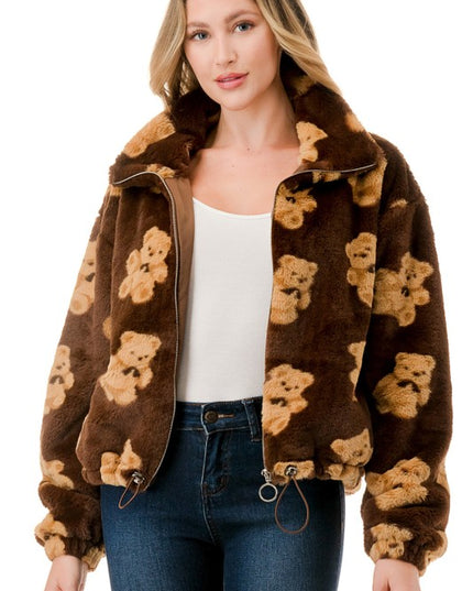 JACKET01 BROWN BEAR