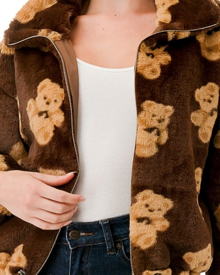 JACKET01 BROWN BEAR