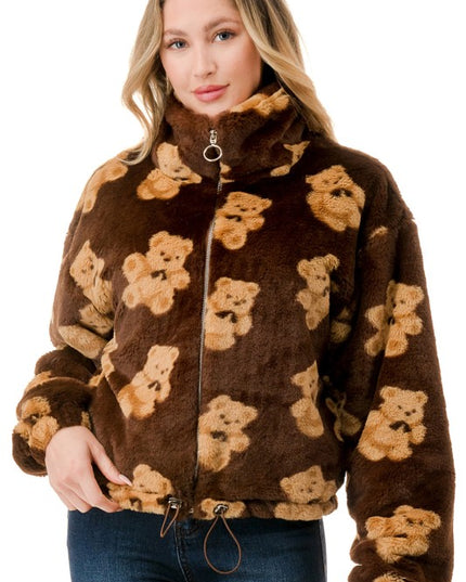 JACKET01 BROWN BEAR