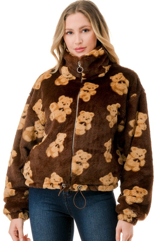 JACKET01 BROWN BEAR