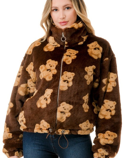 JACKET01 BROWN BEAR