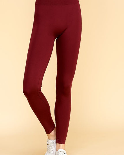 FL950-FLEECE HIGH RISE FLEECE LEGGINGS
