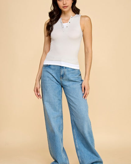 PT40 HENLEY TANK TOP