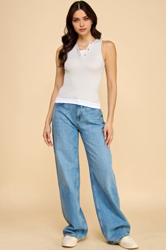 PT40 HENLEY TANK TOP